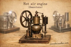 Hot air engine (Amontons) [Renaissance Inventions Series]