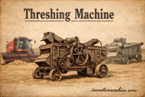 A spinning jenny machine with multiple spindles and wooden parts used for weaving textiles.