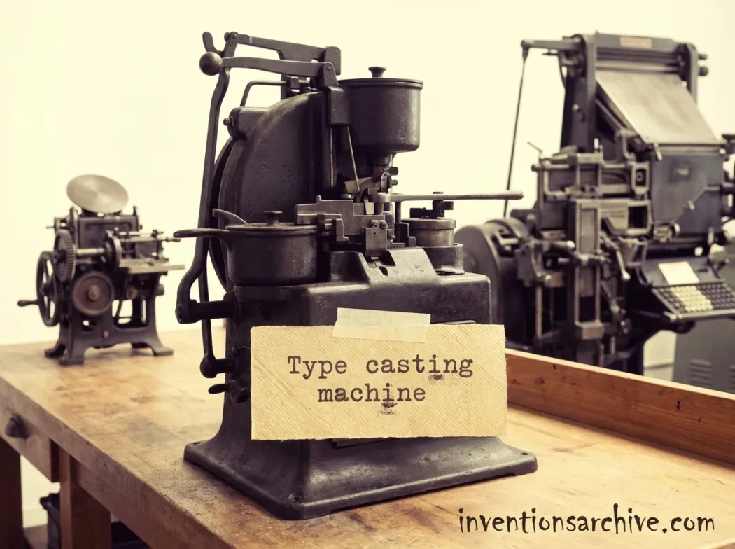 A type casting machine used for shaping molten metal into specific forms in manufacturing processes.